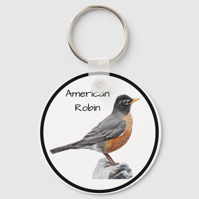 American Robin Schlüsselanhänger (Vorderseite)