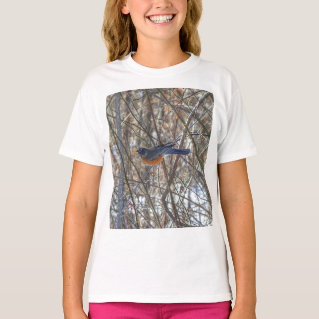 American Robin T - Shirt (Vorderseite)