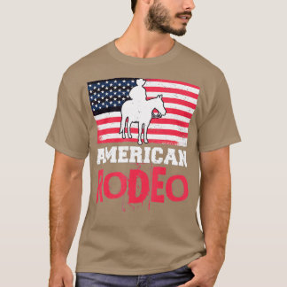 American Rodeo Cowboy Pferde Bull Reiten für Männe T-Shirt