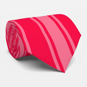 American Rose Color Stripe Funky Pattern Krawatte