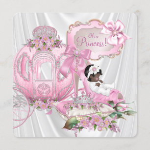 American Royal Princess Baby Dusche Einladung