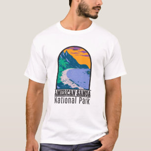 American Samoa Nationalpark Ofu Beach Vintag T-Shirt