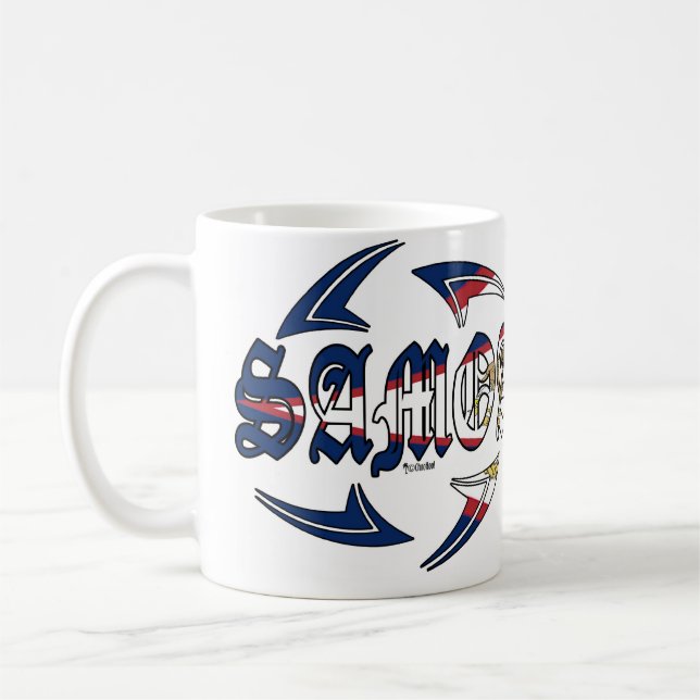 American Samoa Stammes- Kaffeetasse (Links)