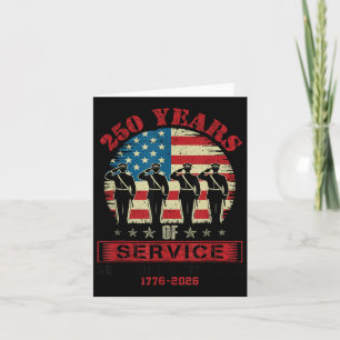 American Semiquincentennial July 4 2026 250 Years Karte