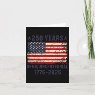 American Semiquincentennial July 4 2026 250 Years Karte