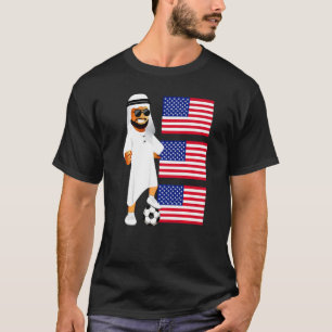 American Sheikh America Flag US Soccer T-Shirt