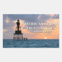 American Shoal Lighthouse, Florida Keys Stickers