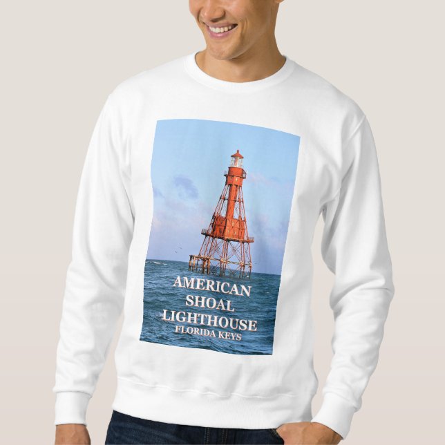 American Shoal Lighthouse, Florida Keys Sweatshirt (Vorderseite)