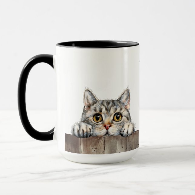 American Shorthair Cat Tasse (Links)