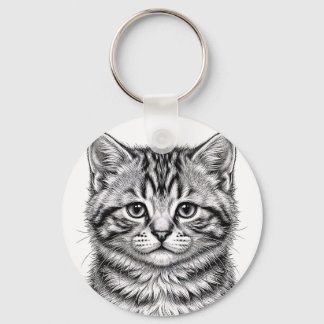 American Shorthair Kätzchen Schlüsselanhänger