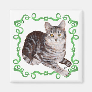 American Shorthair Tabby Cat Magnet
