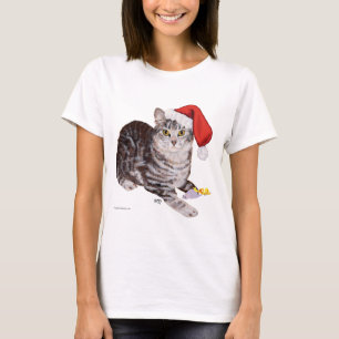 American Shorthair Tabby Cat - Weihnachten T-Shirt