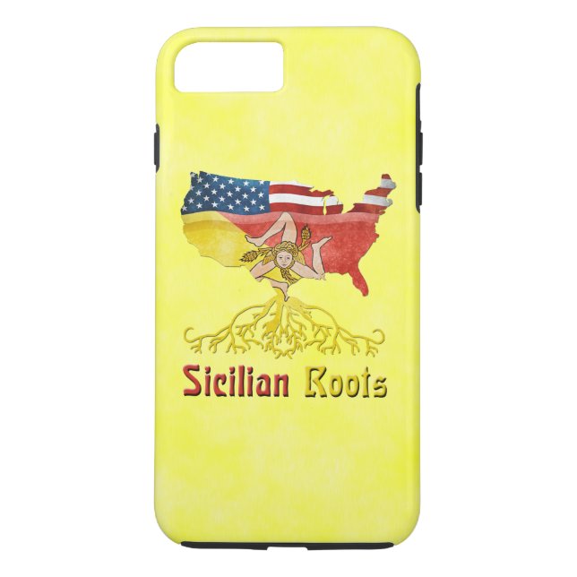American Sicilian Roots Phone Cover (Rückseite)