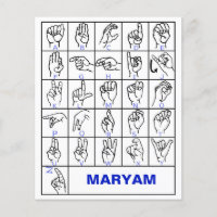 American Sign Language Alphabet, Learn Mute ASL