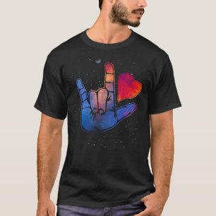 American Sign Language ASL I Liebe Sie in signlang T-Shirt