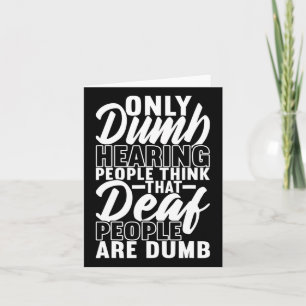 American Sign Language Deaf Awareness 19 Karte