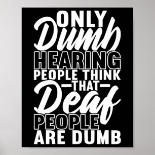 American Sign Language Deaf Awareness 19 Poster