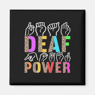 American Sign Language Deaf Awareness 3 Magnet