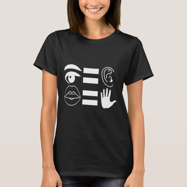 American Sign Language Deaf Awareness 6 T-Shirt (Vorderseite)