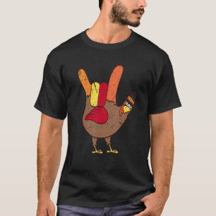 American Sign Language I Liebe You Erntedank Tur T-Shirt