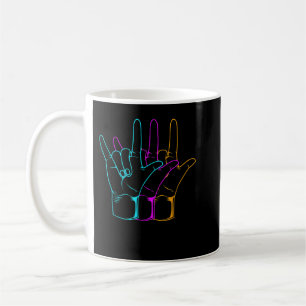American Sign Language I Love You ASL Kaffeetasse