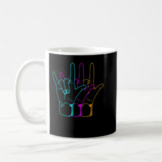 American Sign Language I Love You ASL Kaffeetasse