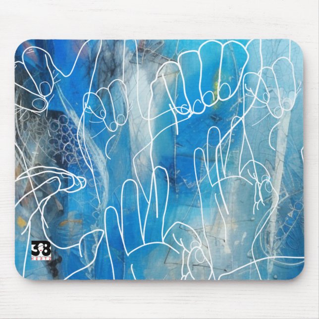 American Sign Language Mousepad (Vorne)