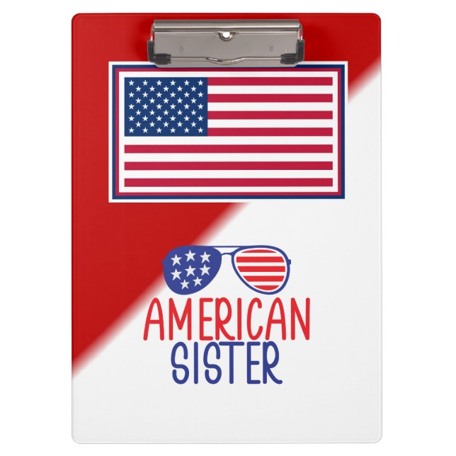 American Sister Klemmbrett (Vorderseite)
