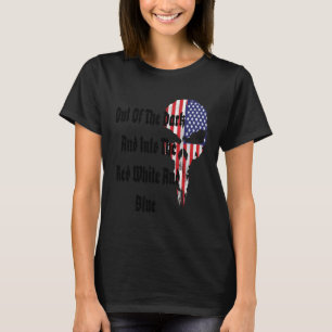 American Skull Flag Patriotic T-Shirt