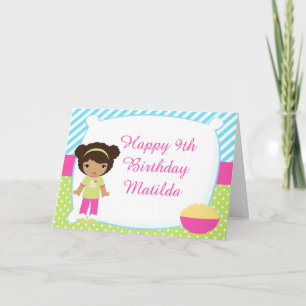 American Sleepoe Slumber Party Geburtstag Karte