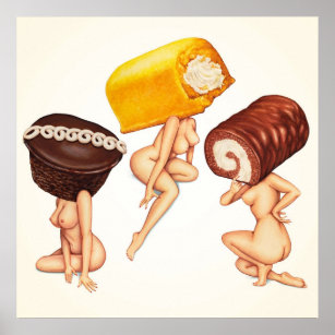 American Snack Cake PinUps Poster