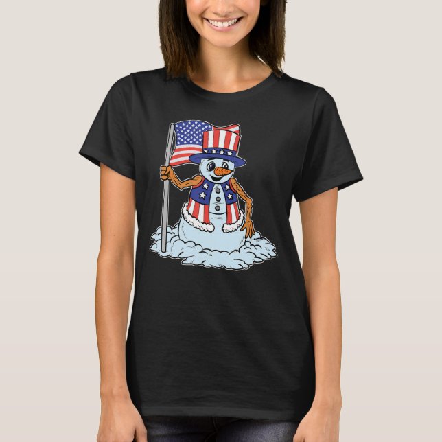 American Snowman T-Shirt (Vorderseite)