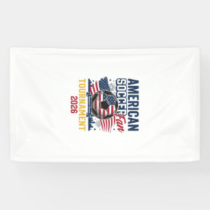 American Soccer Fan Turnier 2026 Vintage-Shirt  Banner