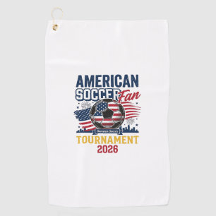American Soccer Fan Turnier 2026 Vintage-Shirt  Golfhandtuch