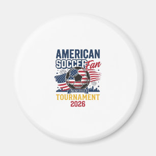 American Soccer Fan Turnier 2026 Vintage-Shirt Magnet