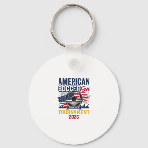 American Soccer Fan Turnier 2026 Vintage-Shirt  Schlüsselanhänger