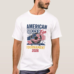 American Soccer Fan Turnier 2026 Vintage-Shirt  T-Shirt