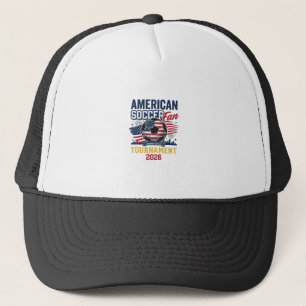 American Soccer Fan Turnier 2026 Vintage-Shirt Truckerkappe