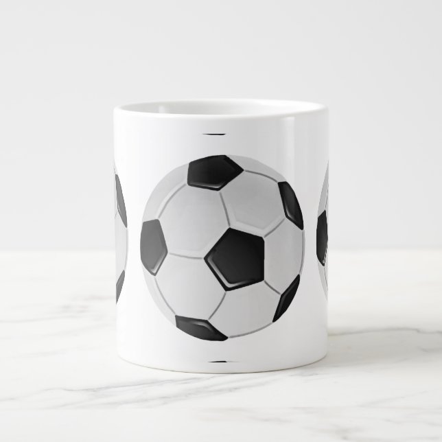 American Soccer or Association Football Ball Jumbo-Tasse (Vorderseite)