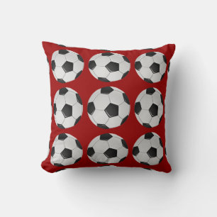 American Soccer or Association Football Ball Kissen