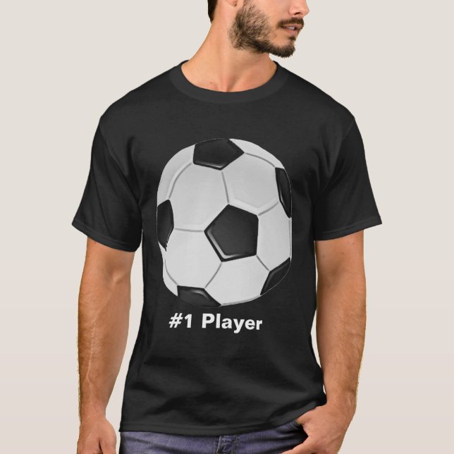 American Soccer or Association Football Ball T-Shirt (Vorderseite)
