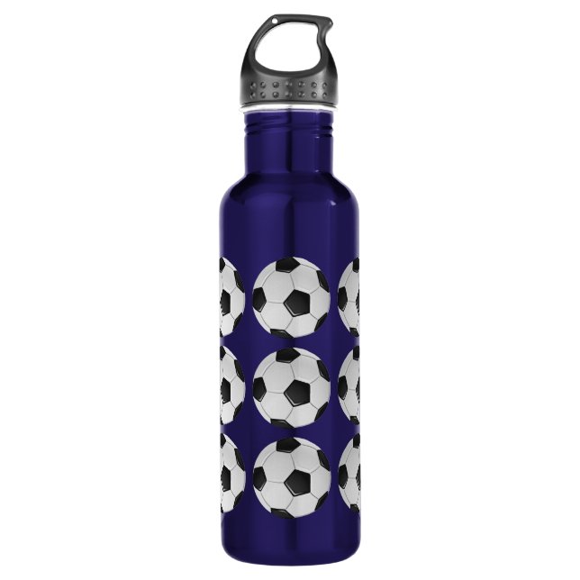 American Soccer or Association Football Ball Trinkflasche (Vorderseite)