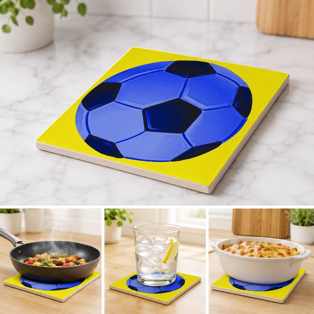American Soccer or Association Football Fliese (American Soccer or Association Football Ceramic Tile)