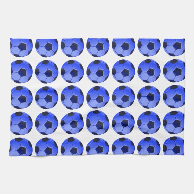 American Soccer or Association Football Geschirrtuch (Horizontal)