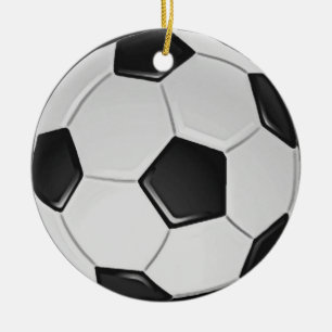 American Soccer or Association Football Keramikornament