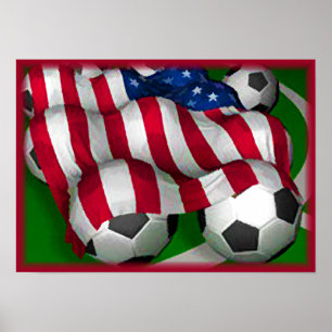 American Soccer Poster