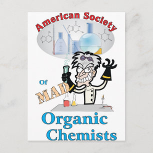 American Society of Mad Bio Chemists Postkarte