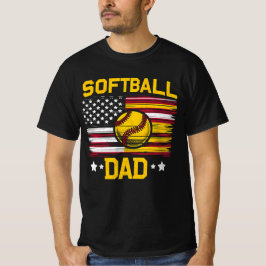American Softball Vater T-Shirt