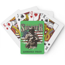American Soldier Design Classic Playing Cards
