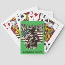American Soldier Design Classic Playing Cards Spielkarten